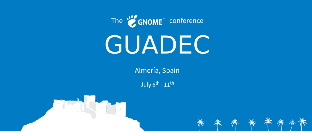 cartel de GUADEC 2018